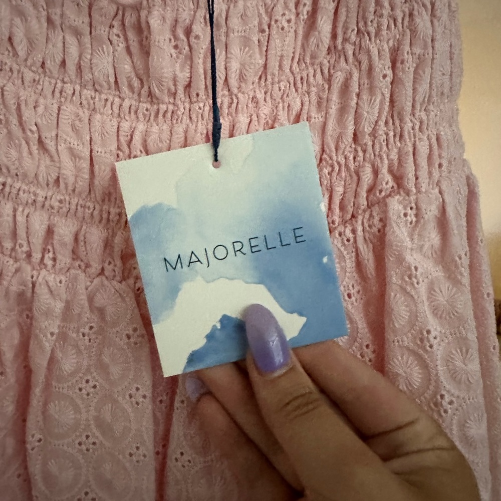 MAJORELLE Nelvin Mini Dress in Baby Pink - Picture 15 of 16